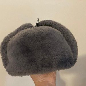 Soviet Military Winter Sheepskin Fur Hat
